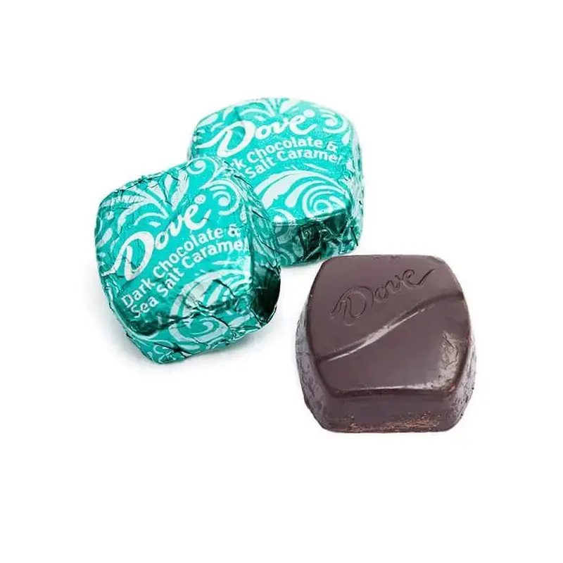 Dove Dark Chocolate Sea Salt Caramel Squares: 24-Piece Bag