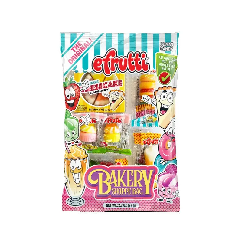 Efrutti Gummi Bakery Shop Peg Bag: 12-Piece Case