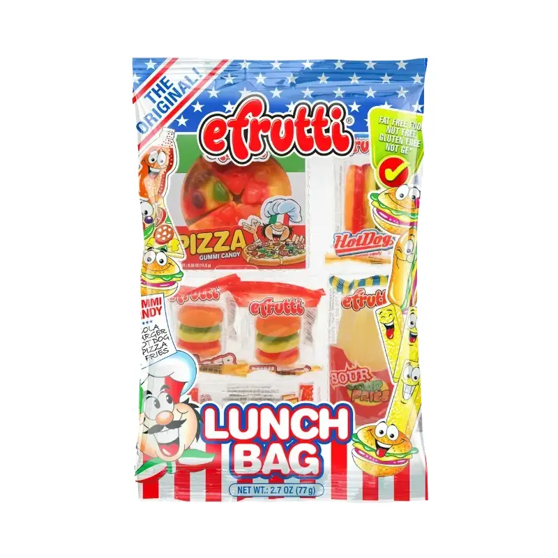 Efrutti Gummi Lunch Peg Bag: 12-Piece Case