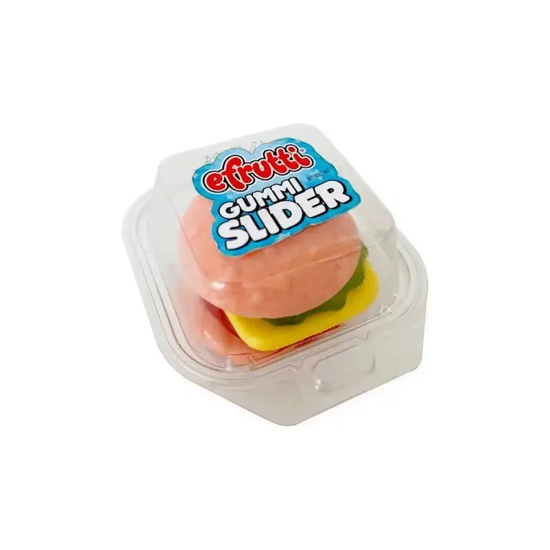 Efrutti Gummy Cheeseburger Slider Candy: 24-Piece Display
