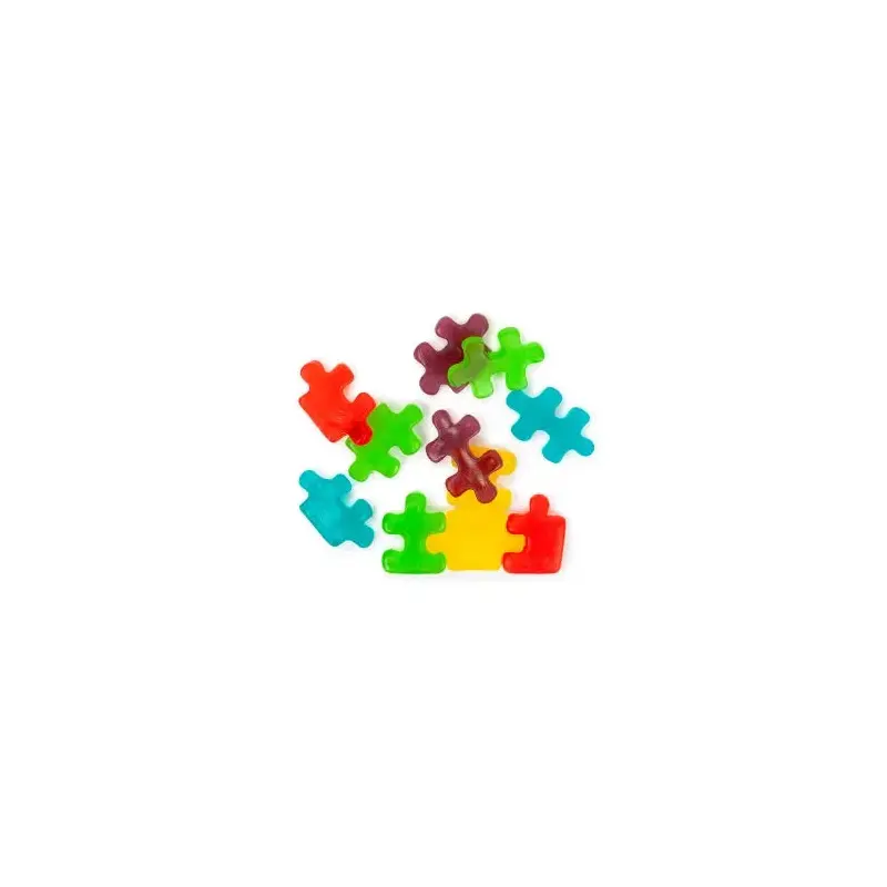 Gummy Puzzle Pieces: 5.5LB Bag