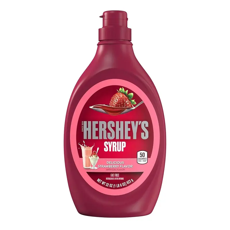 Hershey's Strawberry Syrup: 22-Ounce Bottle