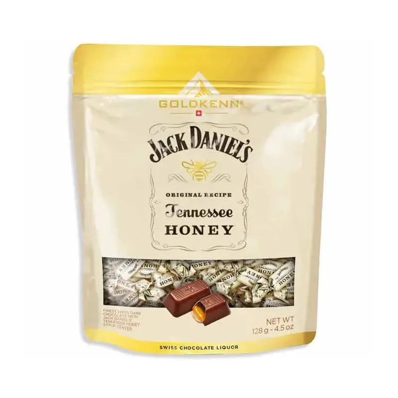 Jack Daniel's Tennessee Honey Liqueur Filled Chocolate Peg Bag: 12-Piece Case