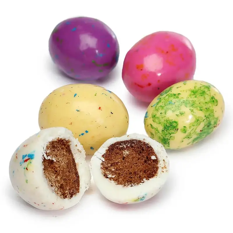 Necco Splashed Malted Milk Candy Eggs - Assorted Colors: 12-Ounce Bag