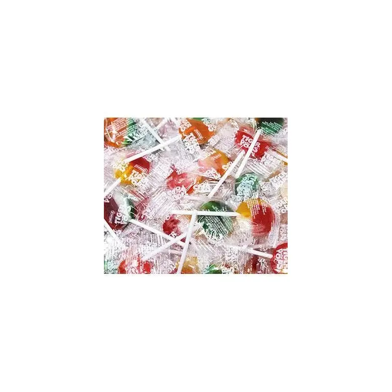 Assorted Tiger Fruit Flavored Lollipops Candy: 11LB Bag
