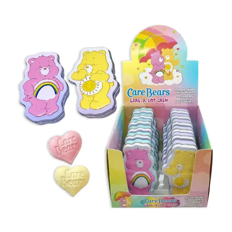 Care Bears Care-A-Lot Candy Tins: 12-Piece Display