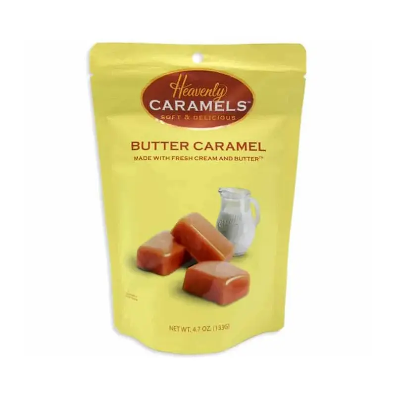 Heavenly Caramels - Vanilla Butter Peg Bag: 12-Piece Case