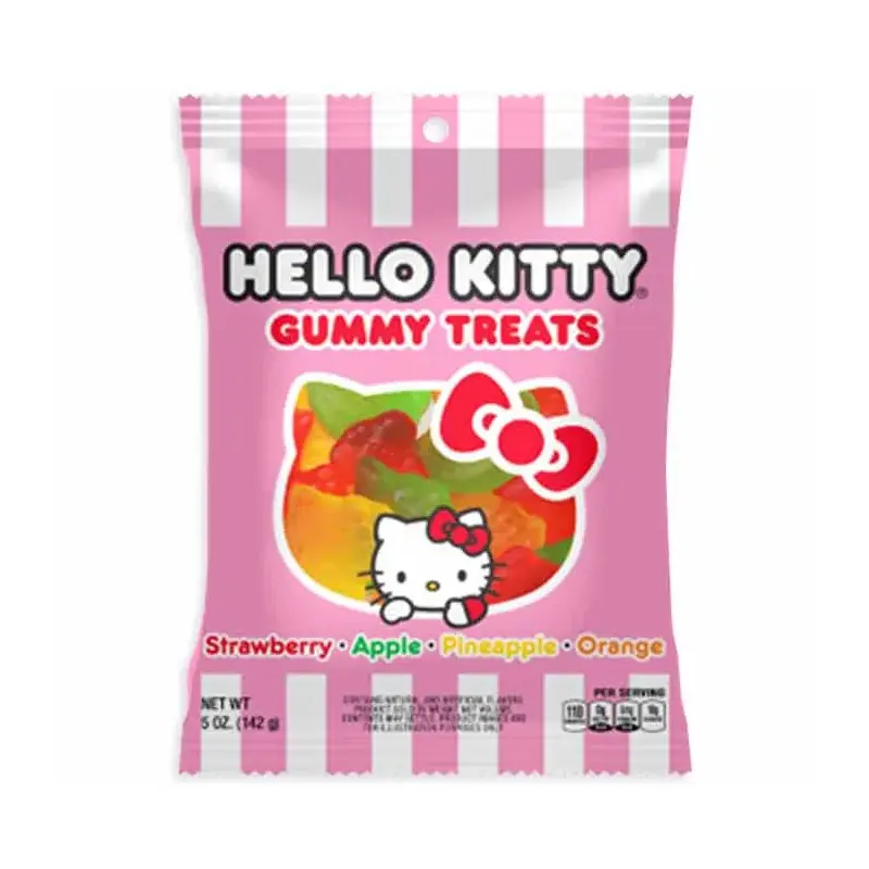 Hello Kitty Gummy Candy Peg Bags: 12-Piece Box