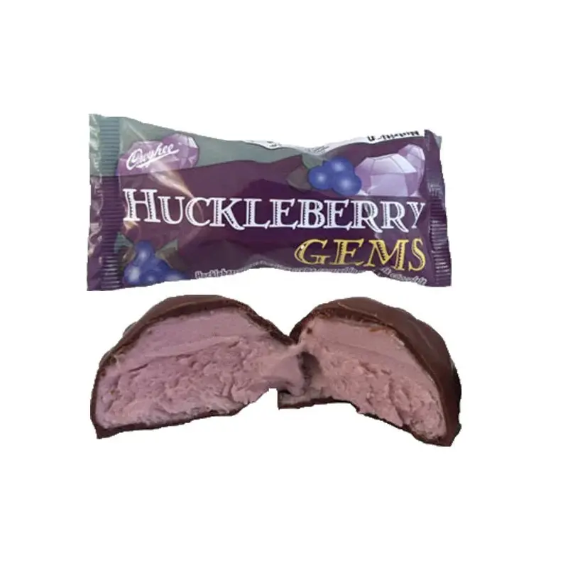 Huckleberry Gems Candy Bars: 18-Piece Box