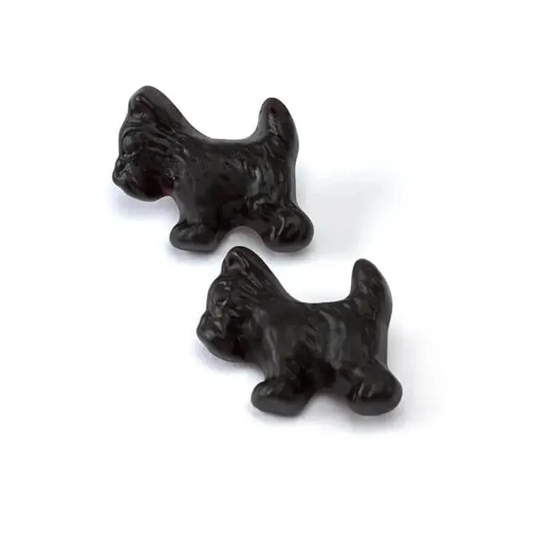 Jelly Belly Black Licorice Scottie Dogs - Bulk: 10LB Case