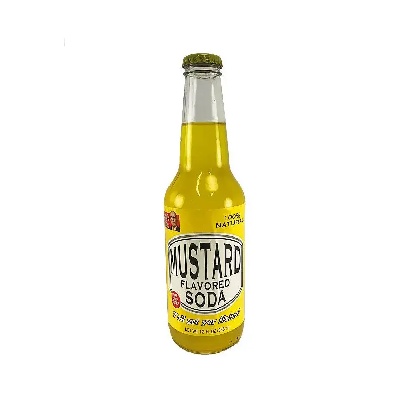 Lesters Fixins Soda - Mustard: 24-Piece Case