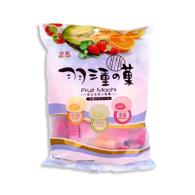 Royal Assorted Fruit Mochi Peg Bag: 12-Piece Case