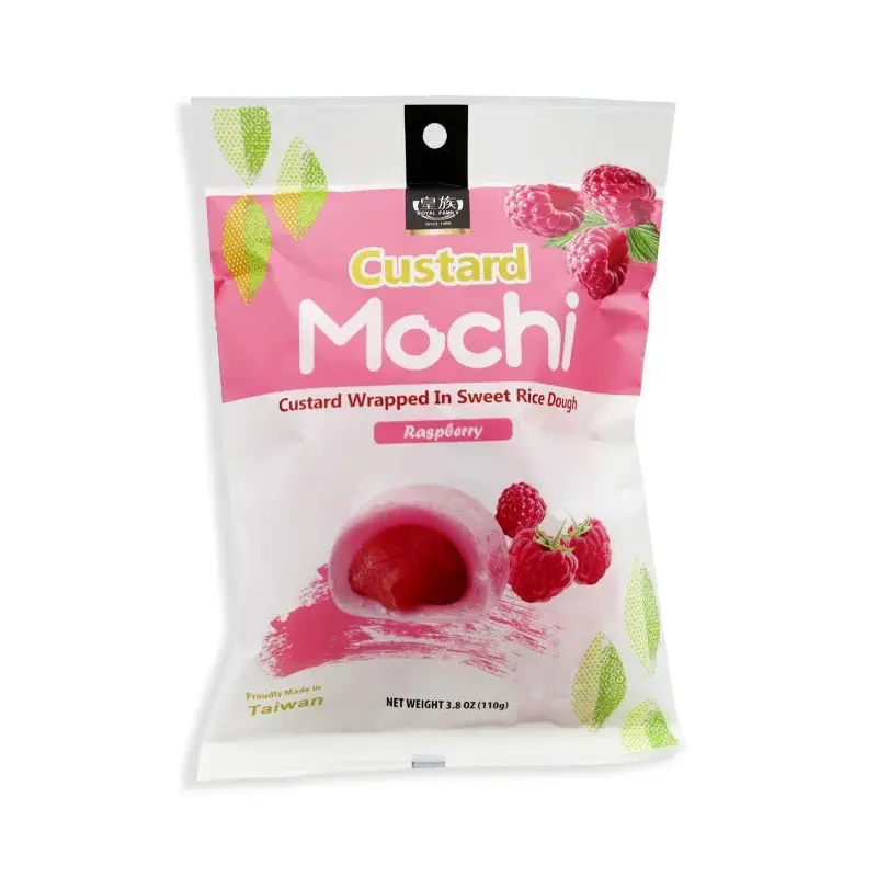 Royal Custard Mochi - Raspberry Peg Bag: 12-Piece Case