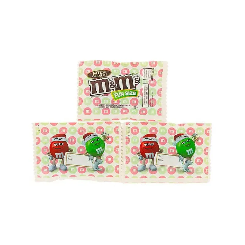 Christmas M&M's Candy Fun Size Packs: 20-Piece Bag