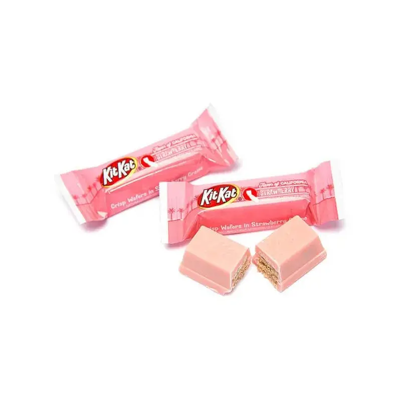 Kit Kat Miniatures Candy - Strawberry: 10-Ounce Bag
