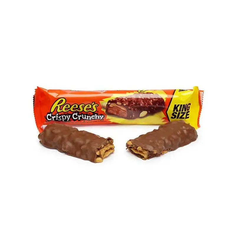 Reese's Crispy Crunchy King Size Candy Bars: 18-Piece Box