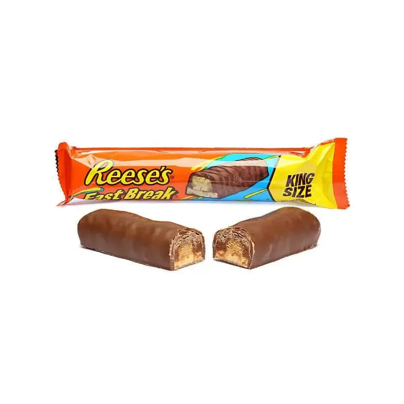 Reese's Fast Break King Size Candy Bars: 18-Piece Box