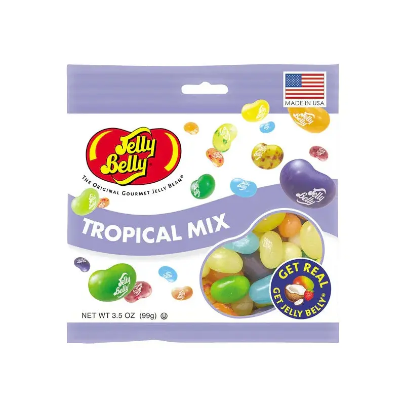 Jelly Belly Tropical Mix Peg Bag: 12-Piece Case
