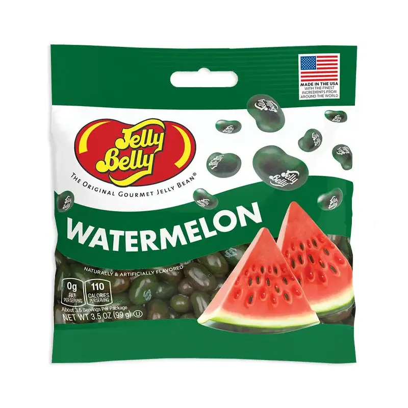 Jelly Belly Watermelon Peg Bags: 12-Piece Case