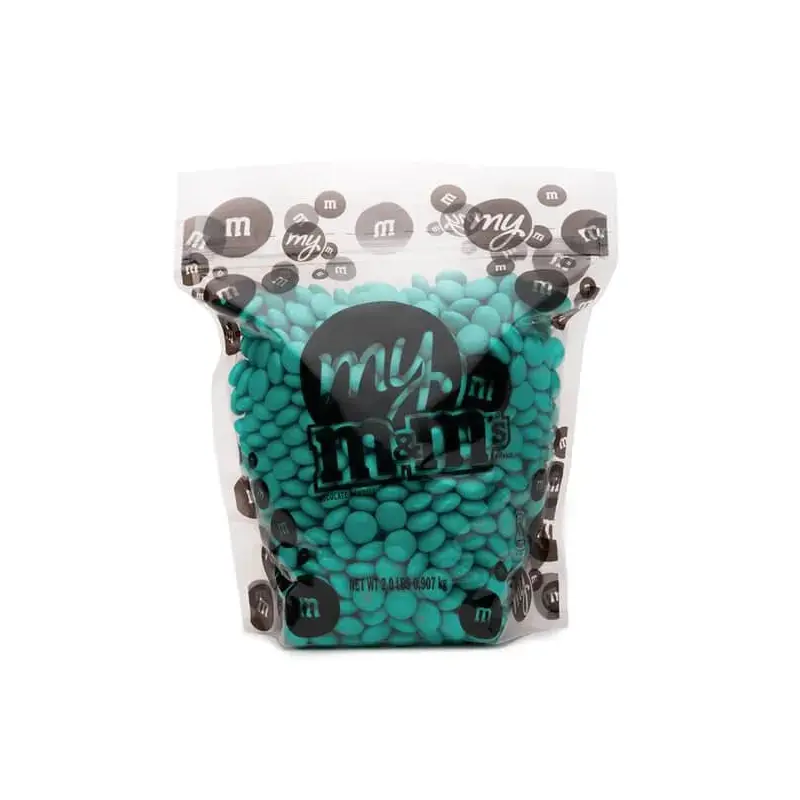 M&M's Milk Chocolate Candy - Aqua: 2LB Bag