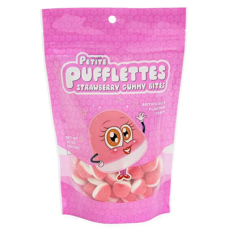 Petite Pufflettes Gummy Bites - Strawberry: 16-Ounce Bag