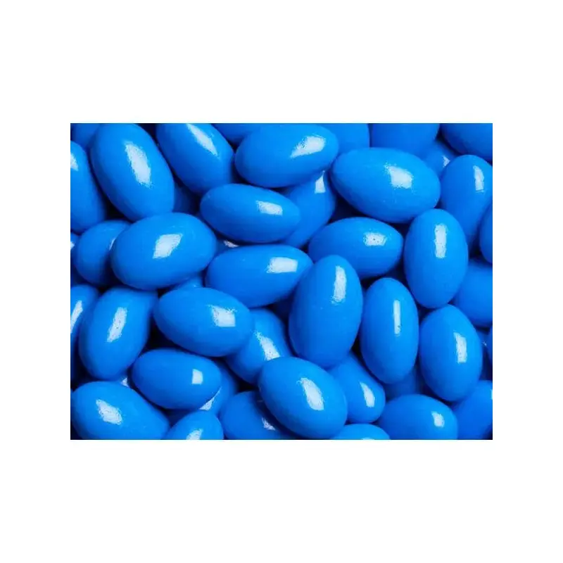 Koppers Chocolate Jordan Almonds - Azure Blue: 5LB Bag
