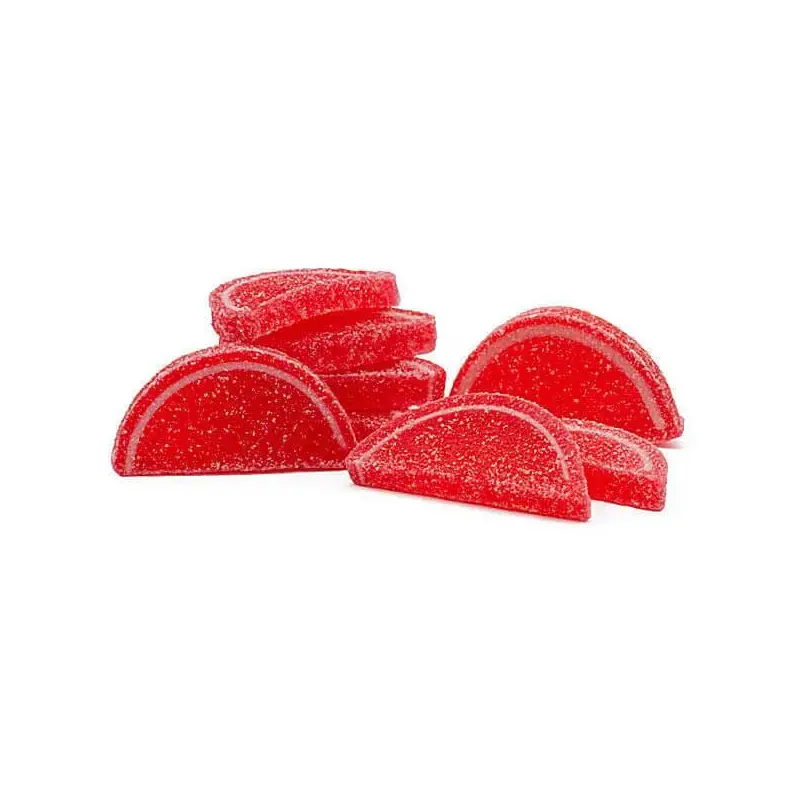 Albanese Candy Fruit Jell Slices - Cherry: 5LB Box