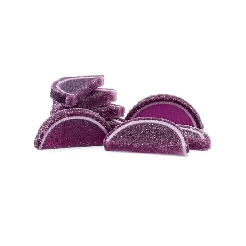 Albanese Candy Fruit Jell Slices - Grape: 5LB Box
