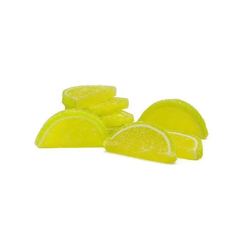 Albanese Candy Fruit Jell Slices - Lemon Lime: 5LB Box