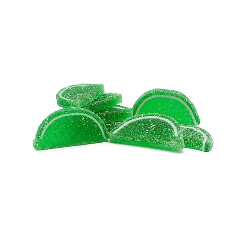 Albanese Candy Fruit Jell Slices - Lime: 5LB Box
