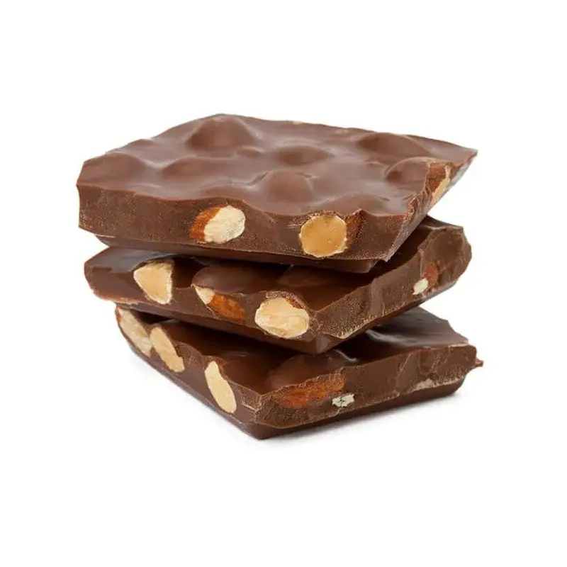 Asher's Milk Chocolate Almond Bark: 6LB Box