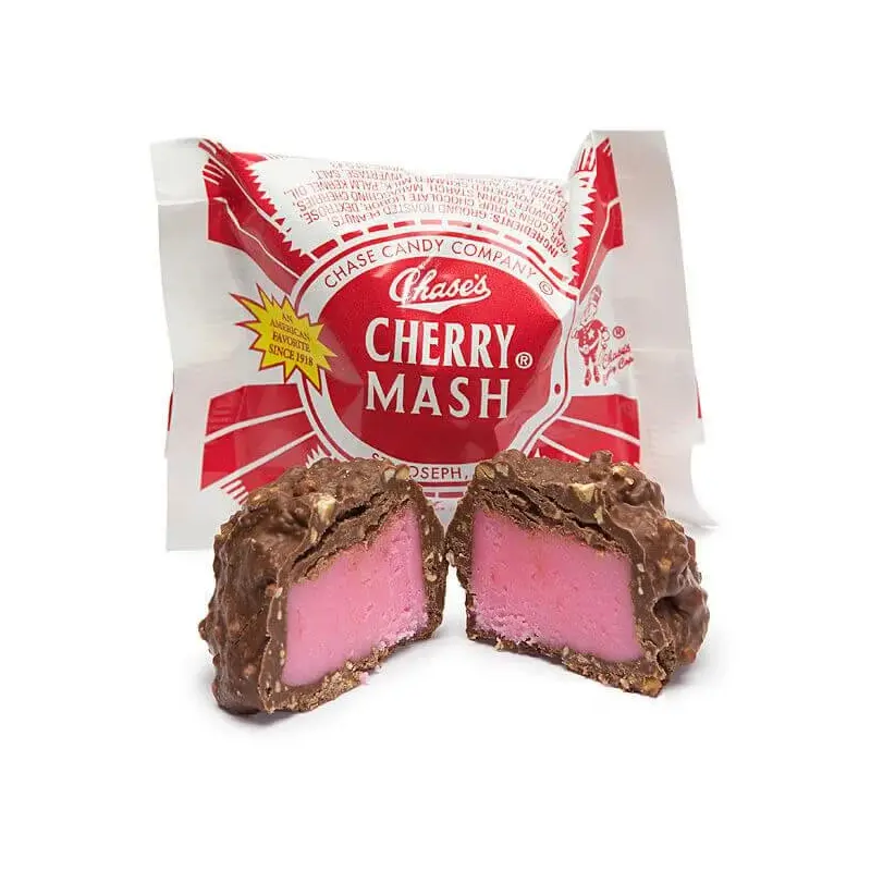 Cherry Mash 2-Ounce Candy Bars: 24-Piece Box