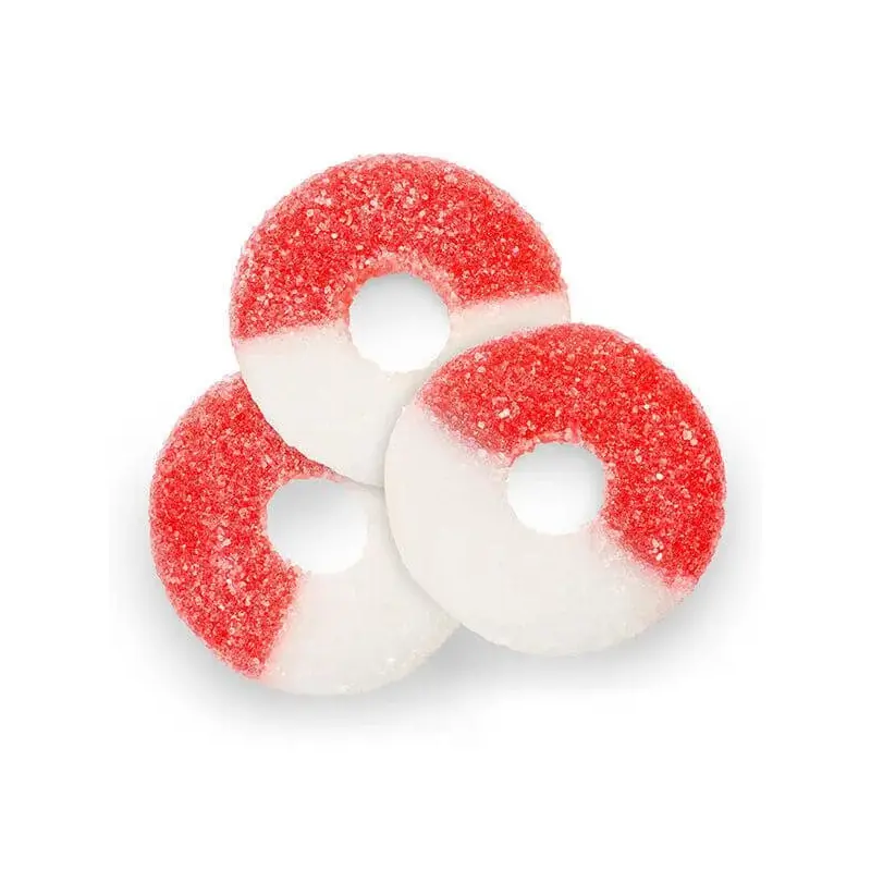 Jovy Cherry Gummy Rings: 5LB Bag