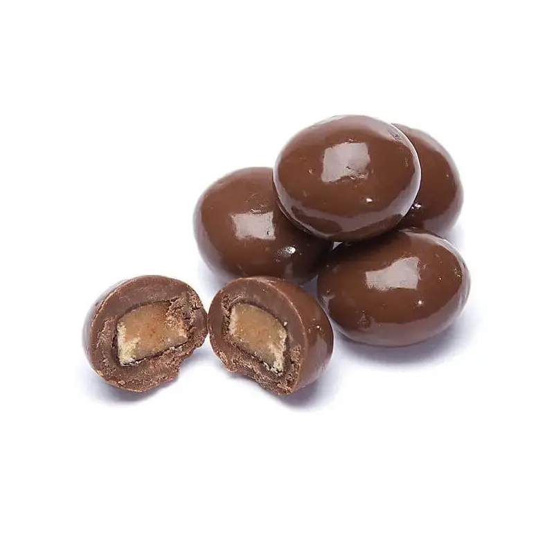 Chocolate Covered Almond Toffee Bites: 2LB Bag