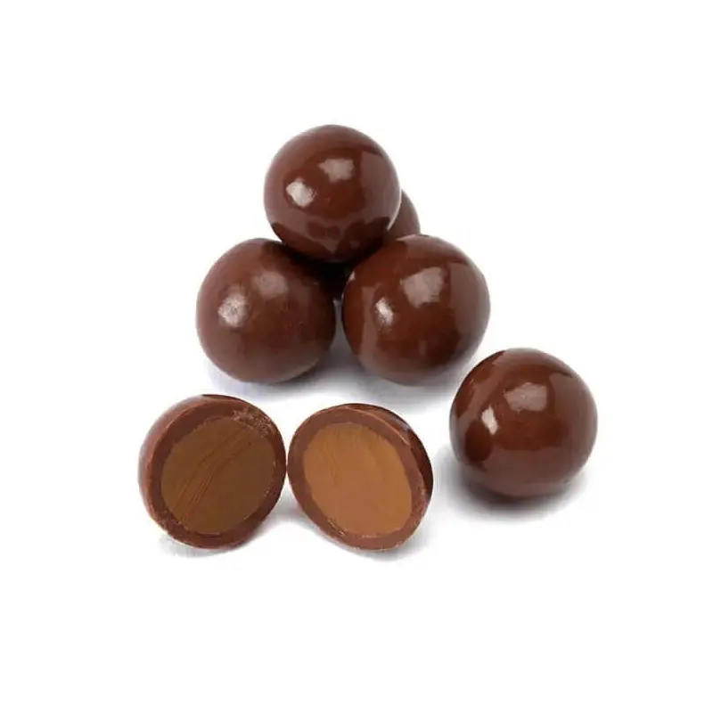 Chocolate Covered Caramel Balls - English Toffee: 2LB Bag