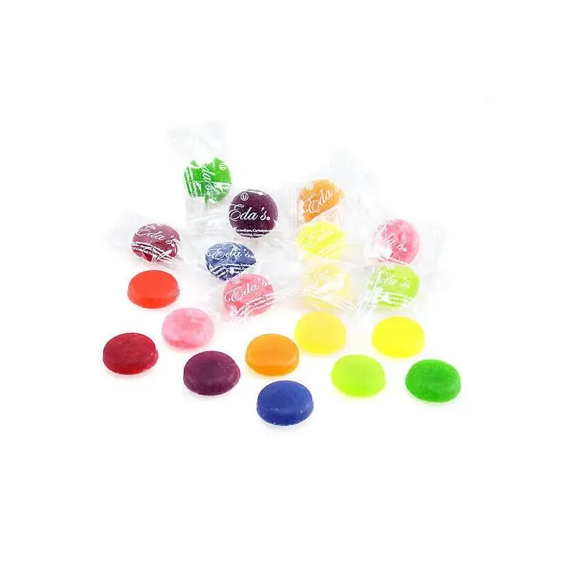 Eda's Sugar Free Hard Candy Drops - Fruit Assortment: 15LB Case