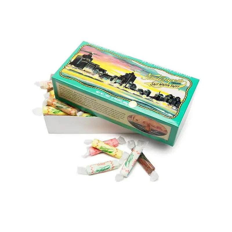 Fralinger's Salt Water Taffy Candy: 16-Ounce Box