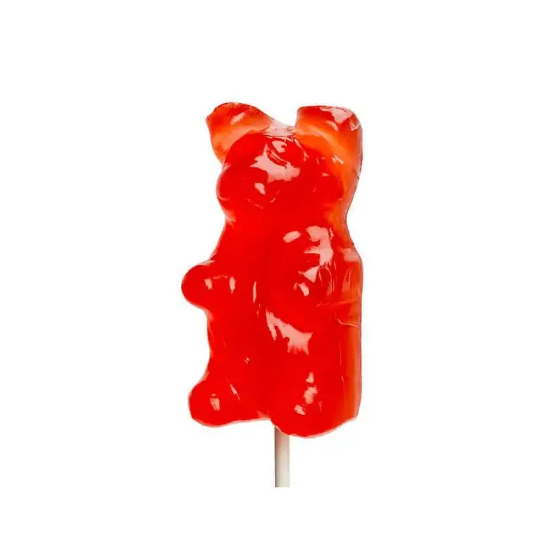 Giant Gummy Bear on a Stick - Tropical Fruit