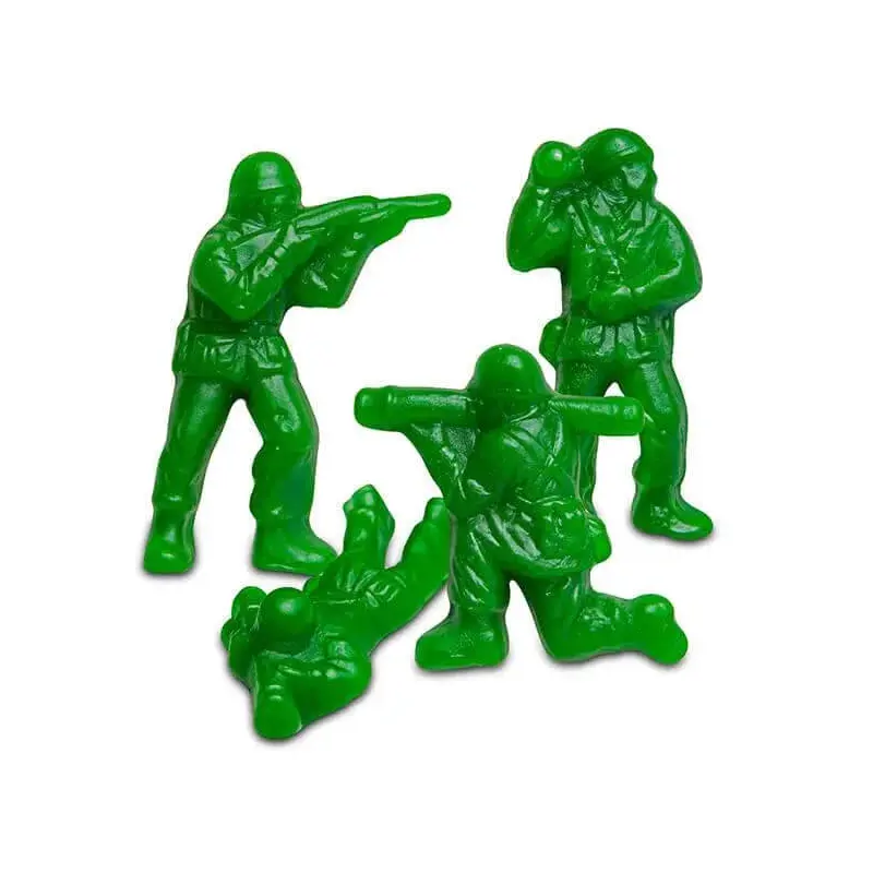 Albanese Green Gummy Army Men: 5LB Bag
