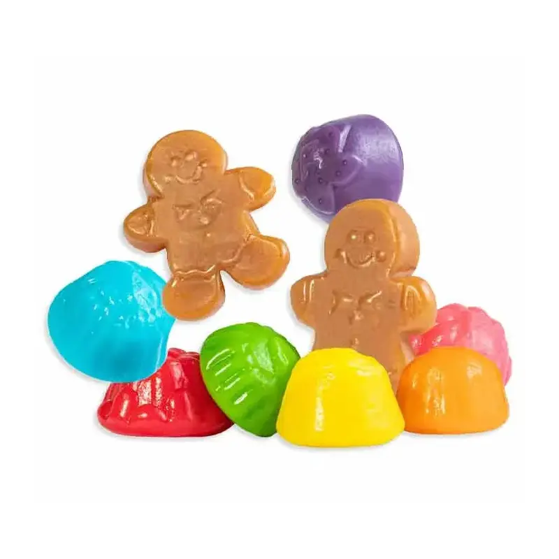 Albanese Gummy Jolly Gingerbread and Gumdrops: 5LB Bag