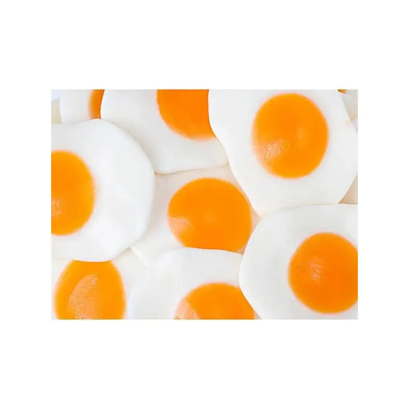 Gummy Fried Eggs Candy: 2KG Bag