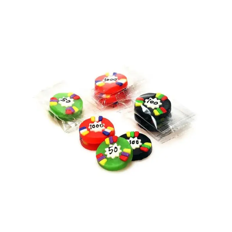Gummy Poker Chips Candy: 430-Piece Case
