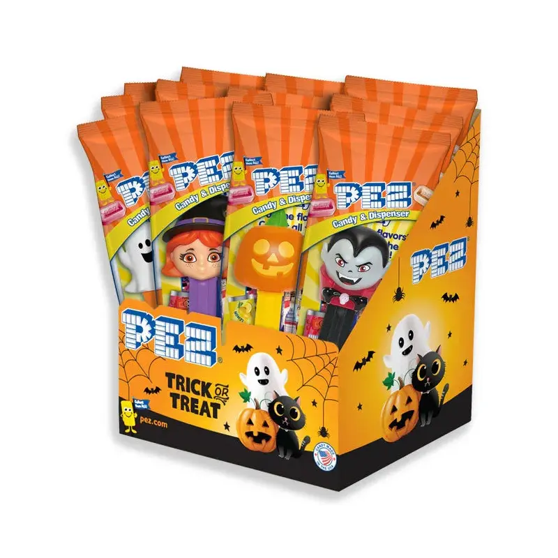 Halloween PEZ Candy Packs: 12-Piece Display