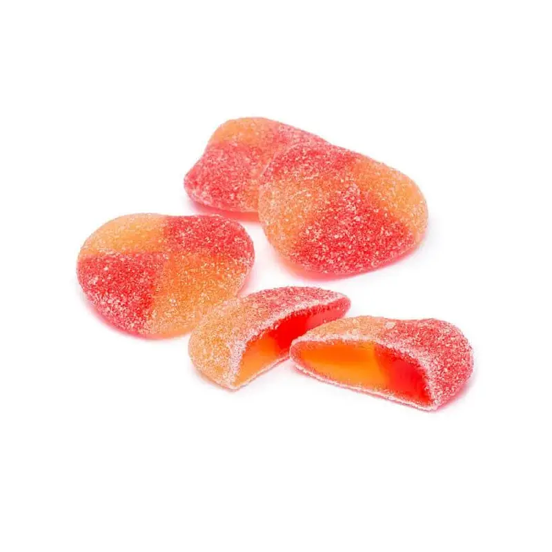 Haribo Gummy Peaches Candy: 5LB Bag