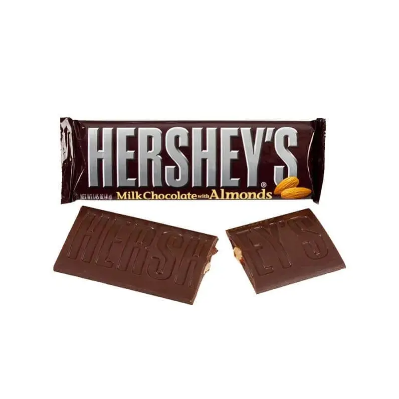 Hershey's Milk Chocolate with Almonds Candy Bars: 36-Piece Box