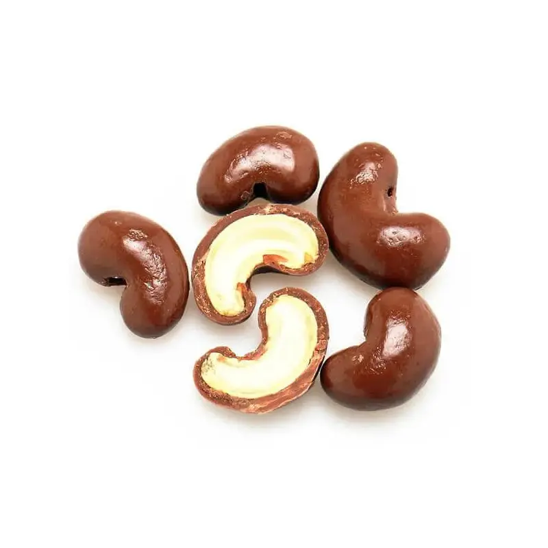 Milk Chocolate Covered Cashews Candy: 2LB Bag