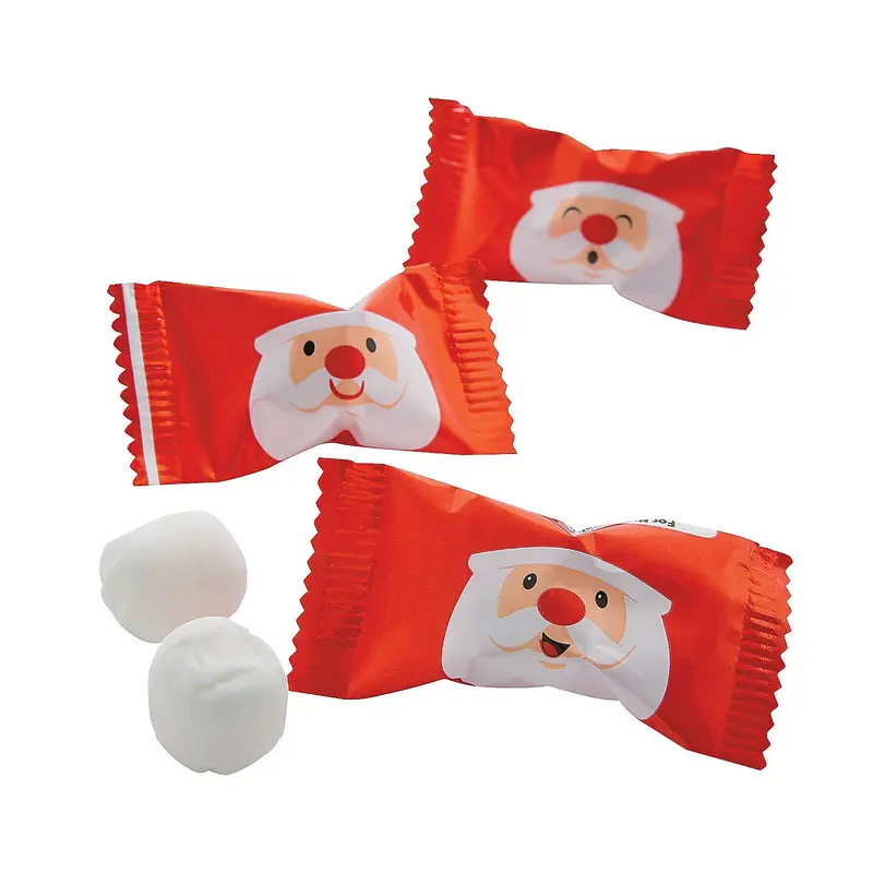 Santa Christmas Buttermint Creams: 108-Piece Bag