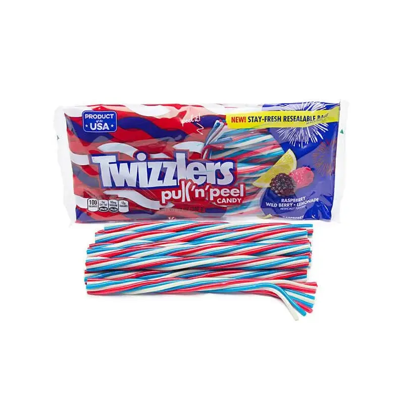Twizzlers USA Pull-n-Peel Licorice Twists: 12-Ounce Bag