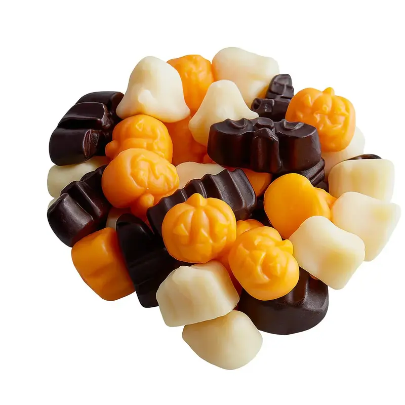 Albanese Halloween Pumpkin, Ghosts, & Bats Gummy Candy: 5LB Bag