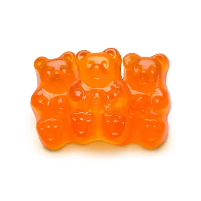 Albanese Orange Gummy Bears: 5LB Bag
